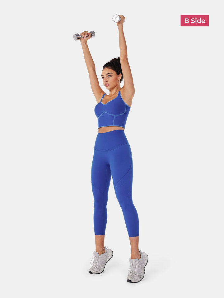 High-Rise Reversible Gym Leggings - Audrey