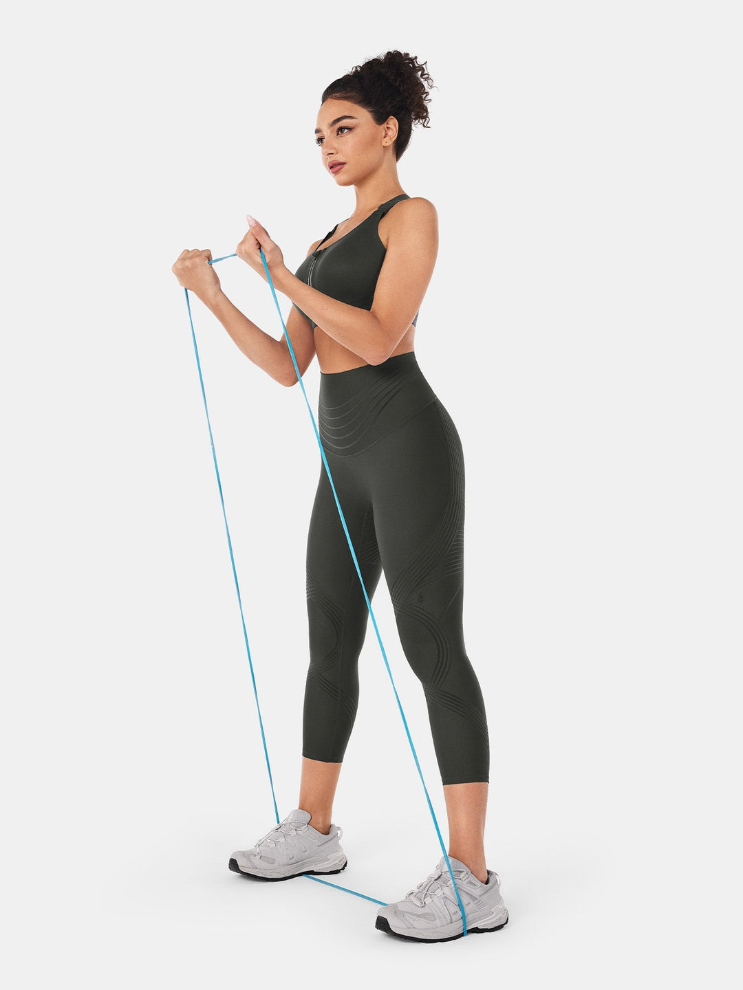 High-Rise Reversible Gym Leggings - Audrey