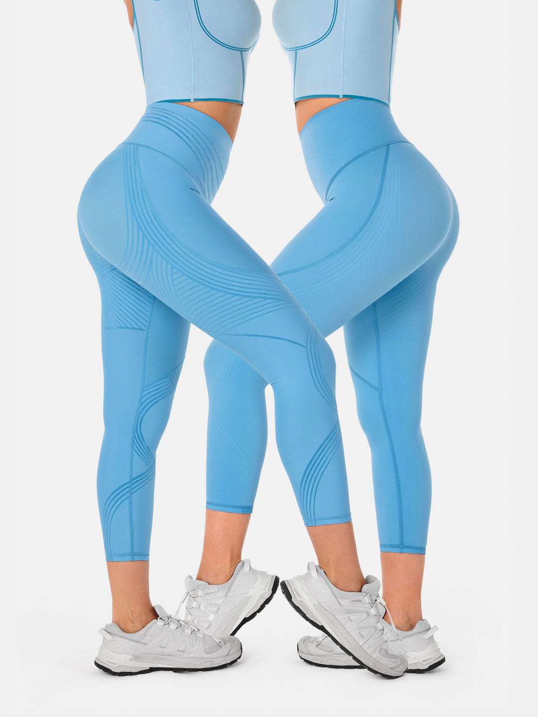 High-Rise Reversible Gym Leggings - Audrey
