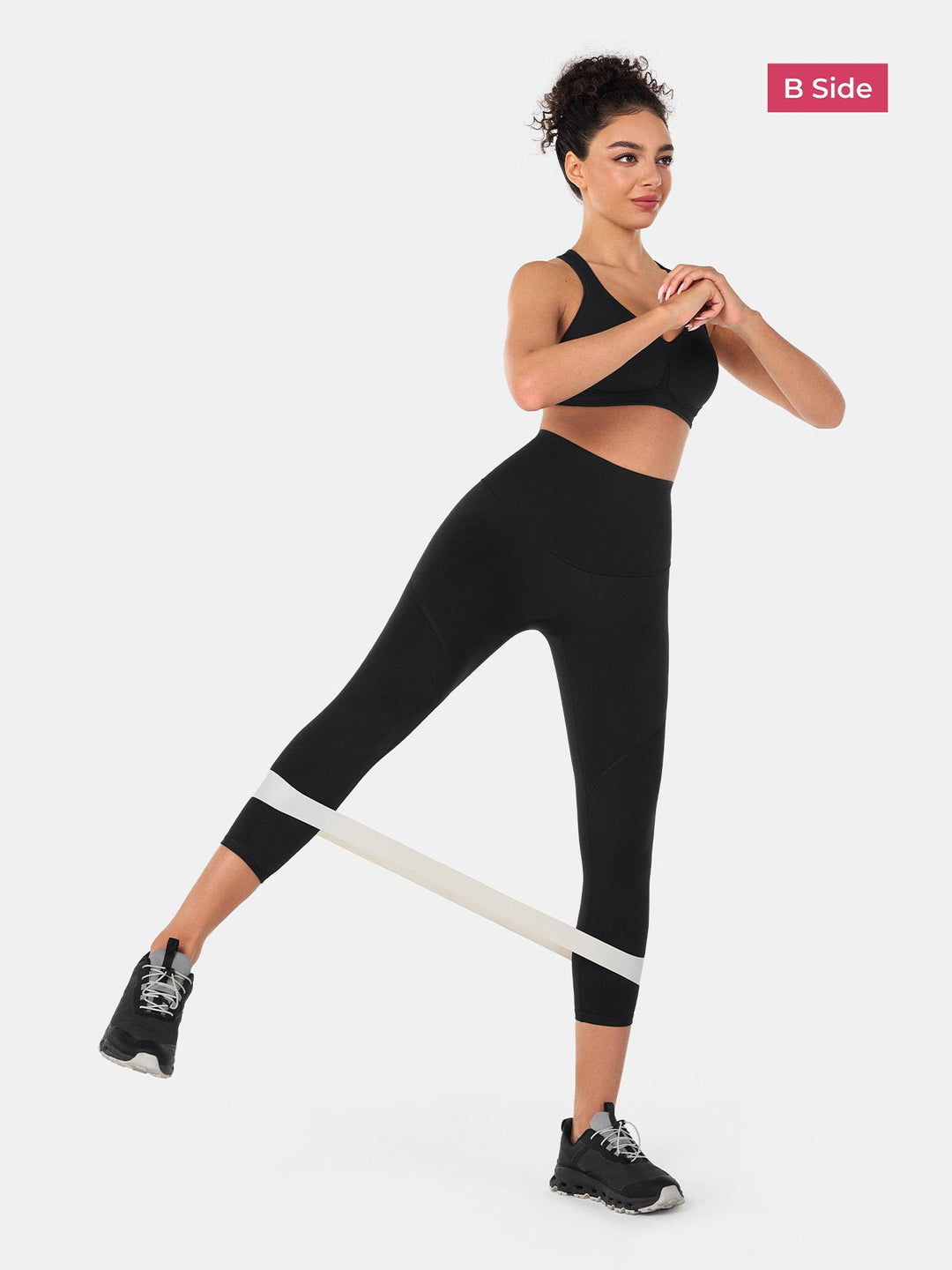 High-Rise Reversible Gym Leggings - Audrey