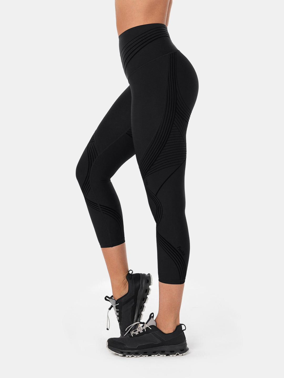 High-Rise Reversible Gym Leggings - Audrey