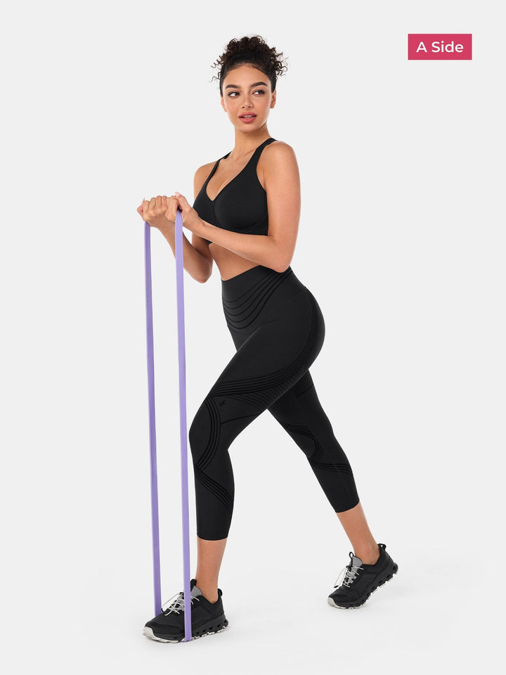 High-Rise Reversible Gym Leggings - Audrey