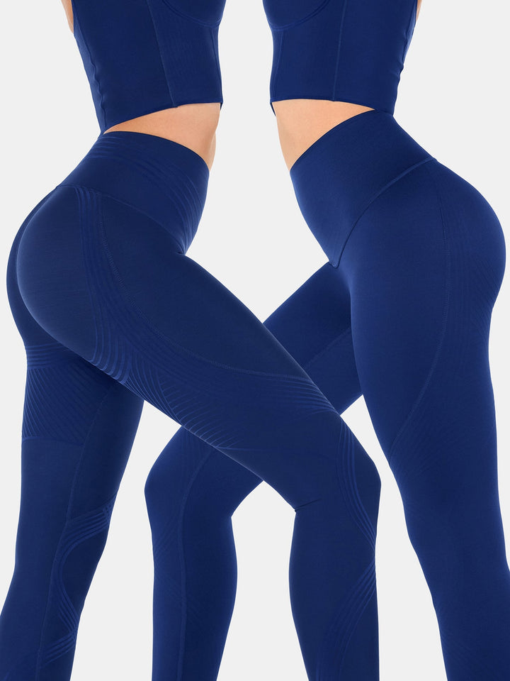 High-Rise Reversible Gym Leggings - Audrey