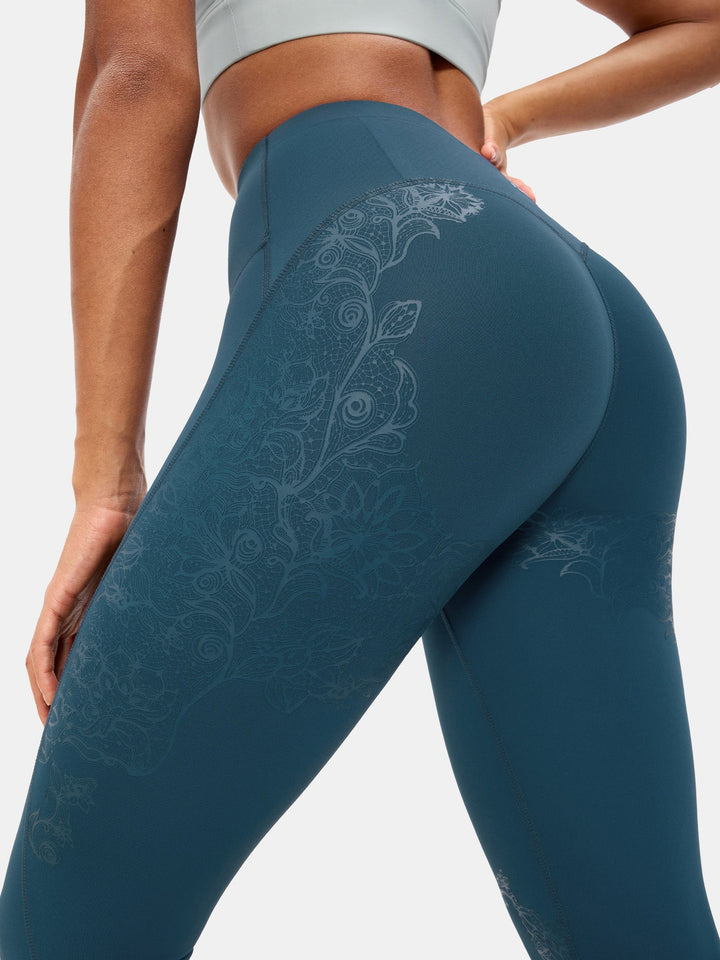 High-Waisted Sculpting Gym Leggings - Cynthia