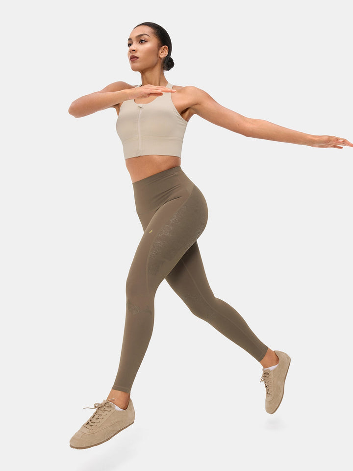 High-Waisted Sculpting Gym Leggings - Cynthia