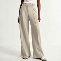 High-Waisted Wide-Leg Trousers - Gail