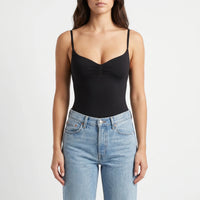 High Cut Sleeveless Bodysuit - Joyce