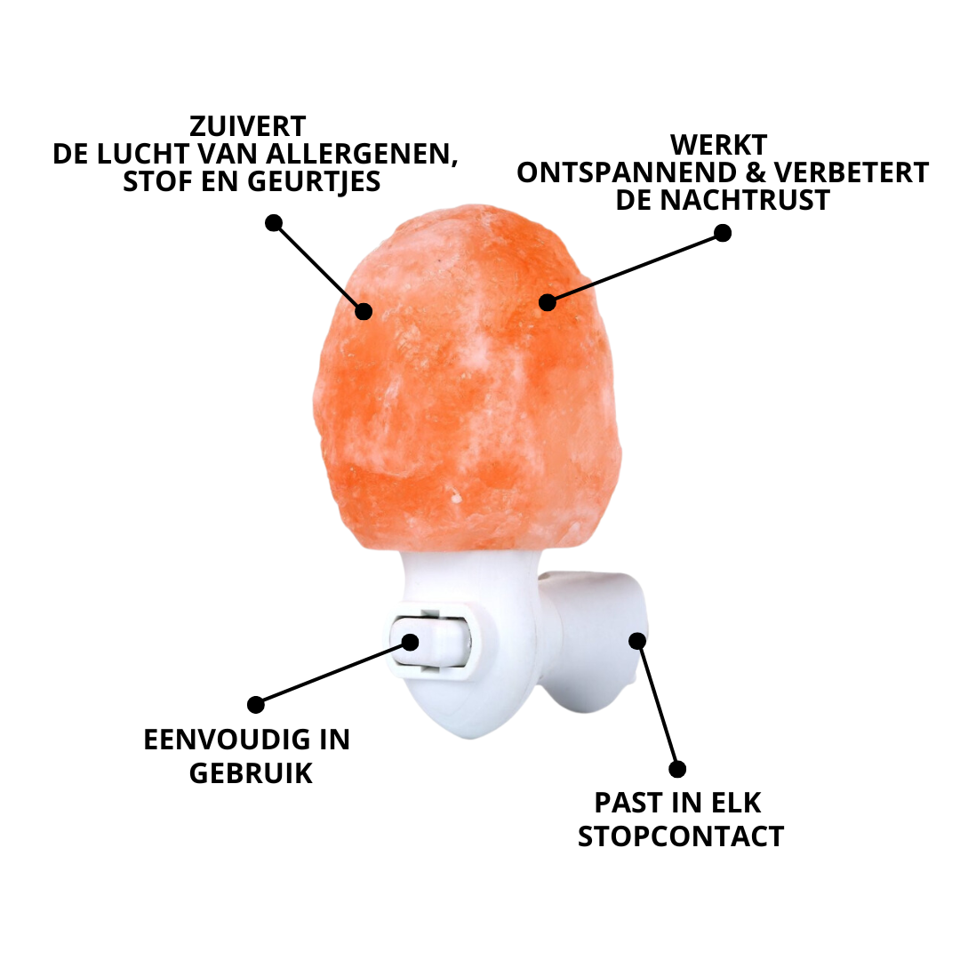 Himalayan Salt Lamp for Relaxation and Air Purification - ZenGlow