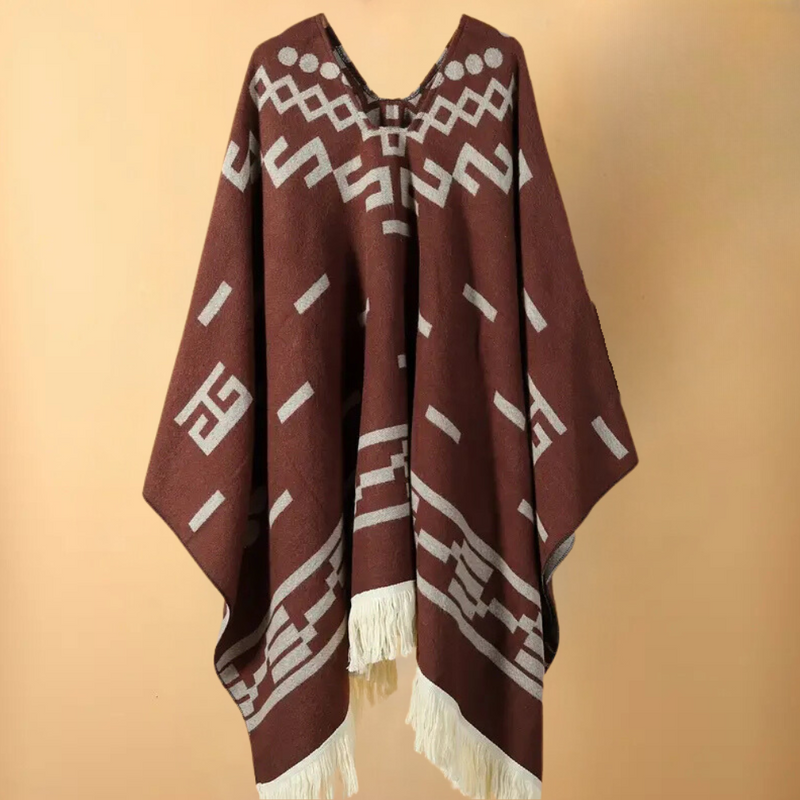 Warm Poncho for Men - Kael