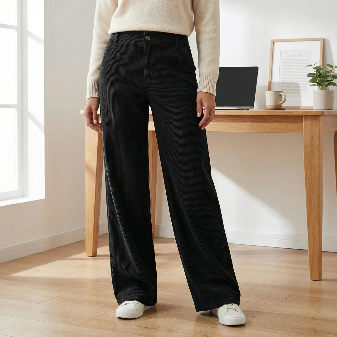 Hochgeschnittene Hose Mit Weitem Bein - Beverly