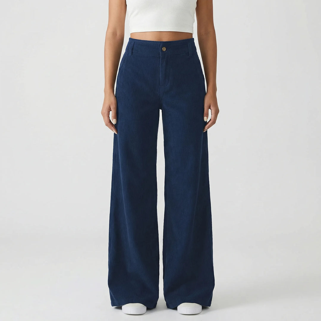 Hochgeschnittene Hose Mit Weitem Bein - Beverly
