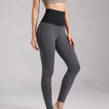 Hoogsluitende sportleggings met steuntaille - Vivian
