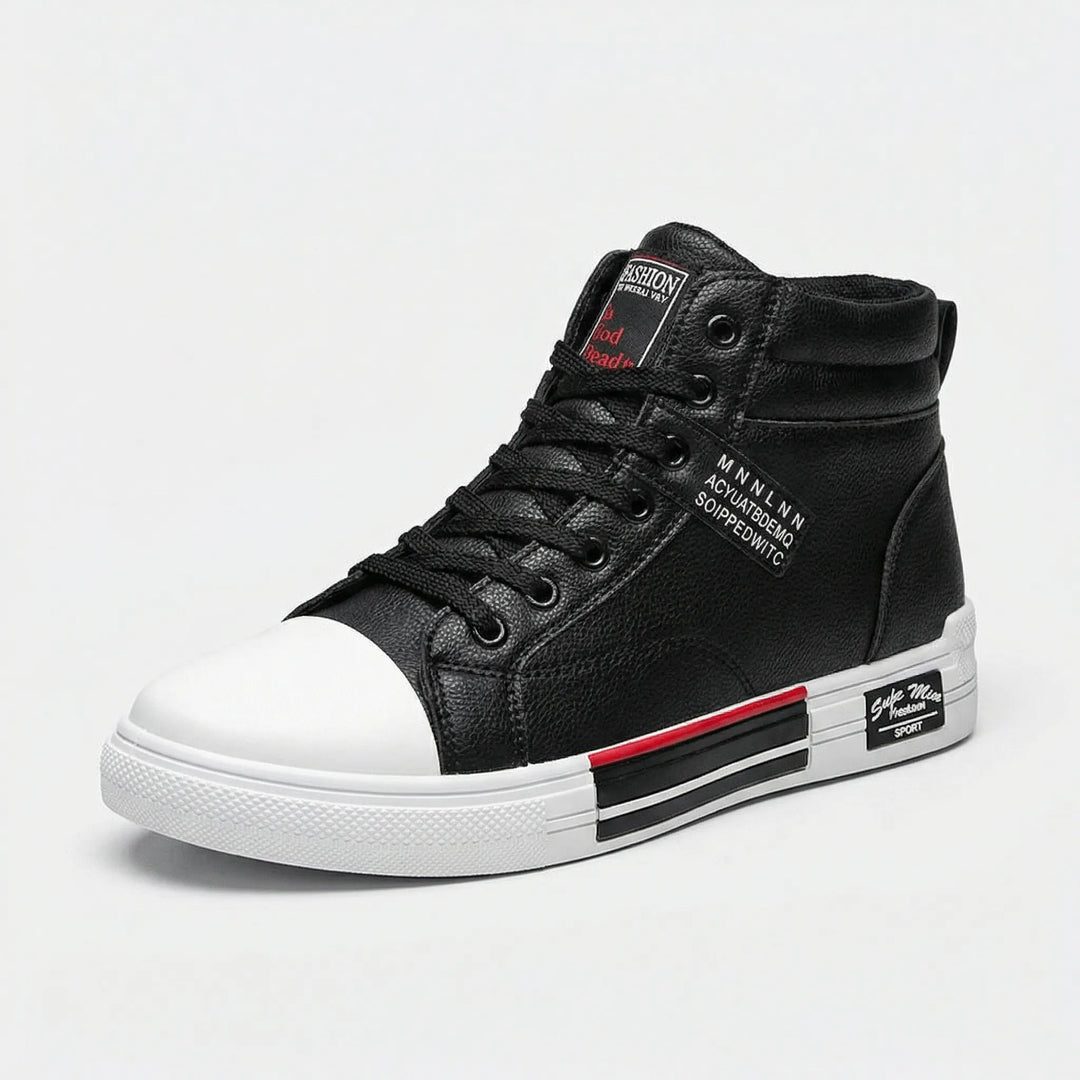 Hoge Herensneaker Met Vetersluiting - Tommie
