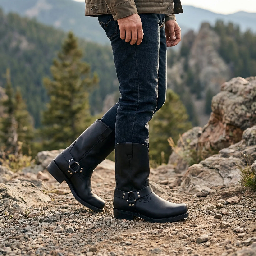 Hoher Herrenstiefel Mit Geschirr - Jimmie