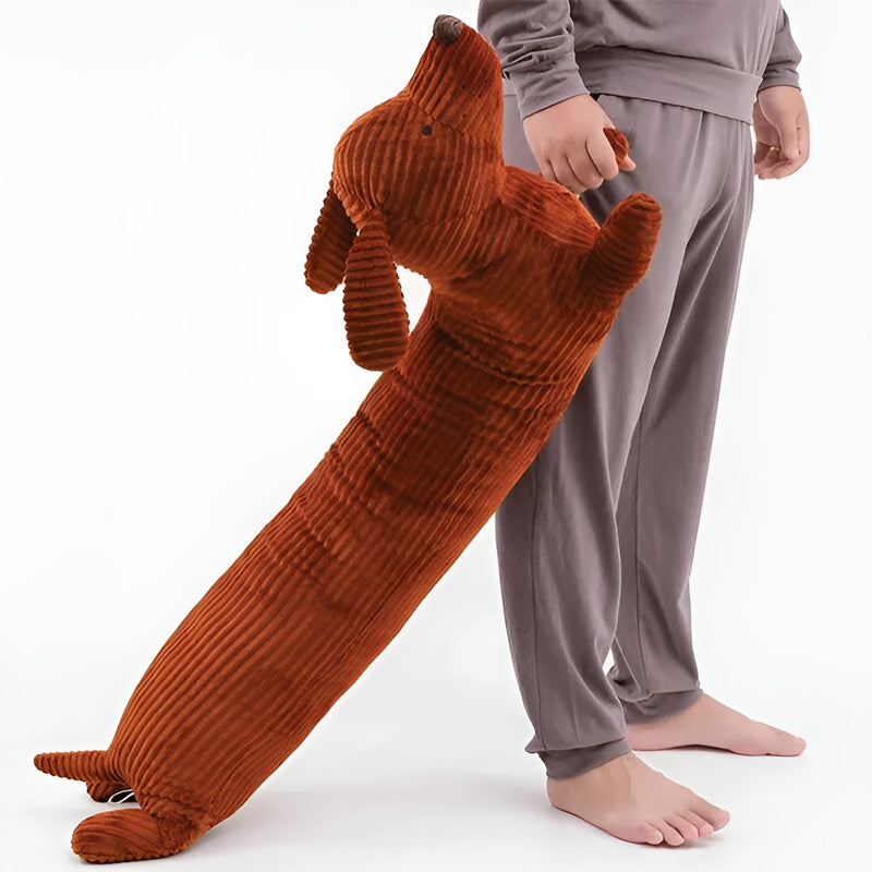 Pluche Ergonomisch Teckelkussen – DaxiRest