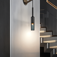 Minimalist Wall Lamp with Smoke Glass – Orvane