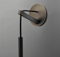 Minimalist Wall Lamp with Smoke Glass – Orvane