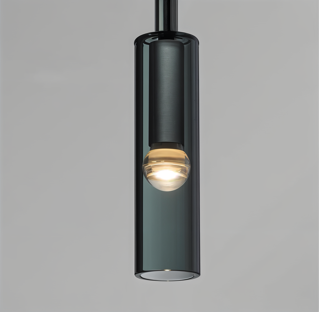 Minimalist Wall Lamp with Smoke Glass – Orvane