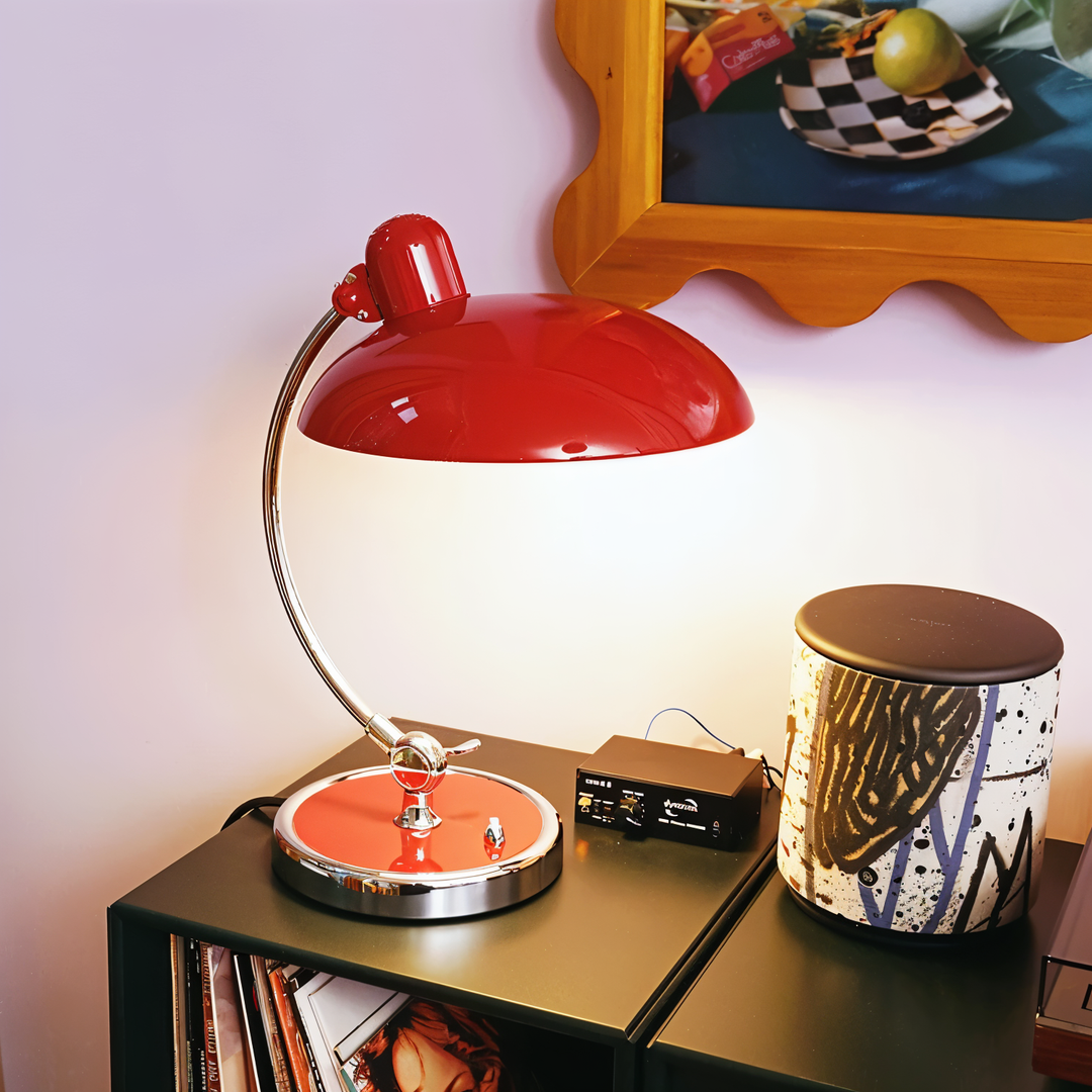 Adjustable Vintage Desk Lamp Made of Iron – Virella