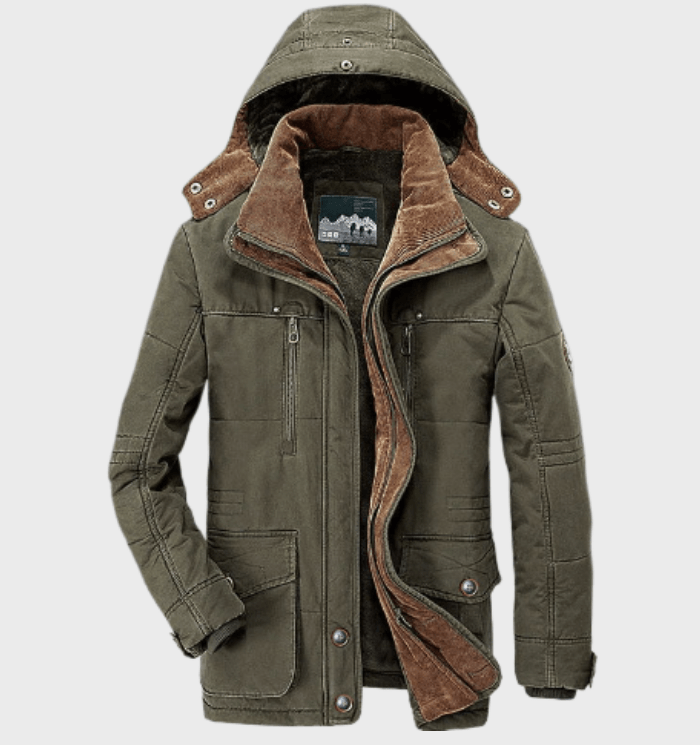 Hooded Fleece-Lined Winter Jacket - Jimmy