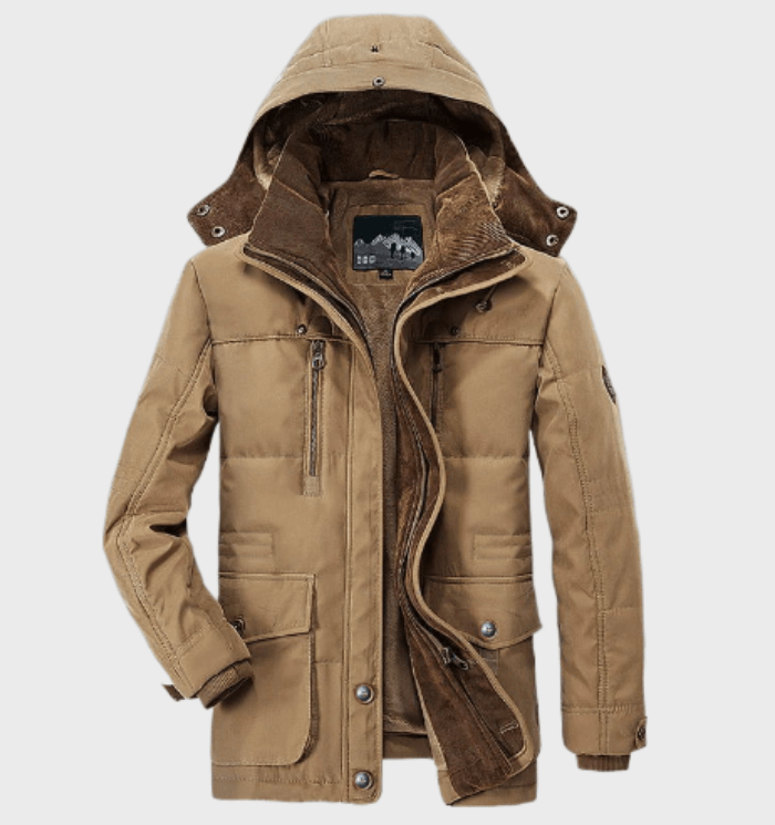 Hooded Fleece-Lined Winter Jacket - Jimmy