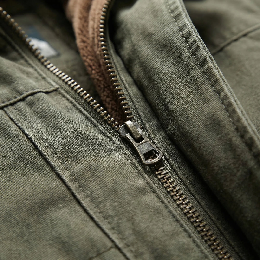 Hooded Fleece-Lined Winter Jacket - Jimmy