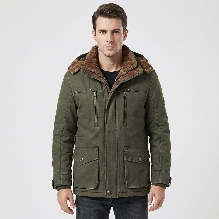 Hooded Fleece-Lined Winter Jacket - Jimmy