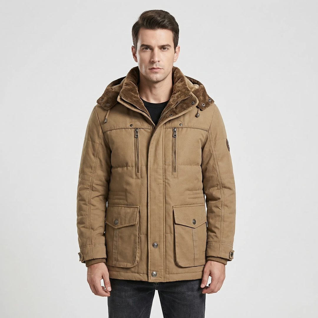 Hooded Fleece-Lined Winter Jacket - Jimmy