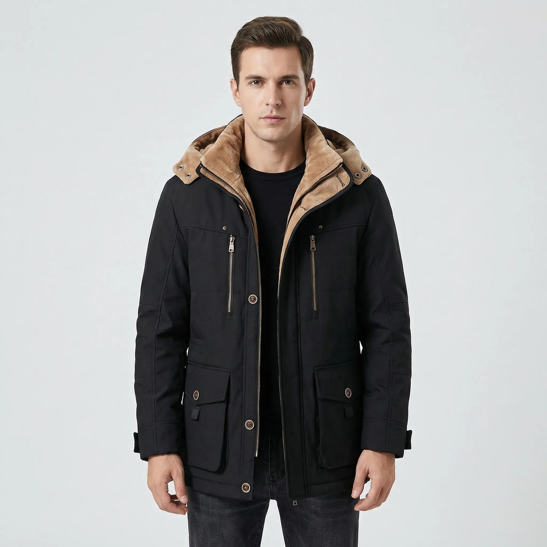 Hooded Fleece-Lined Winter Jacket - Jimmy