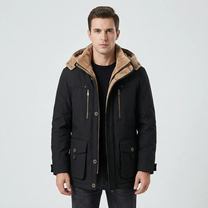Hooded Fleece-Lined Winter Jacket - Jimmy