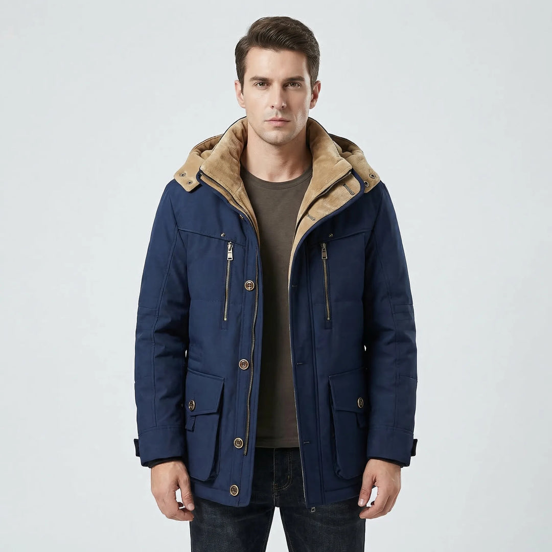 Hooded Fleece-Lined Winter Jacket - Jimmy