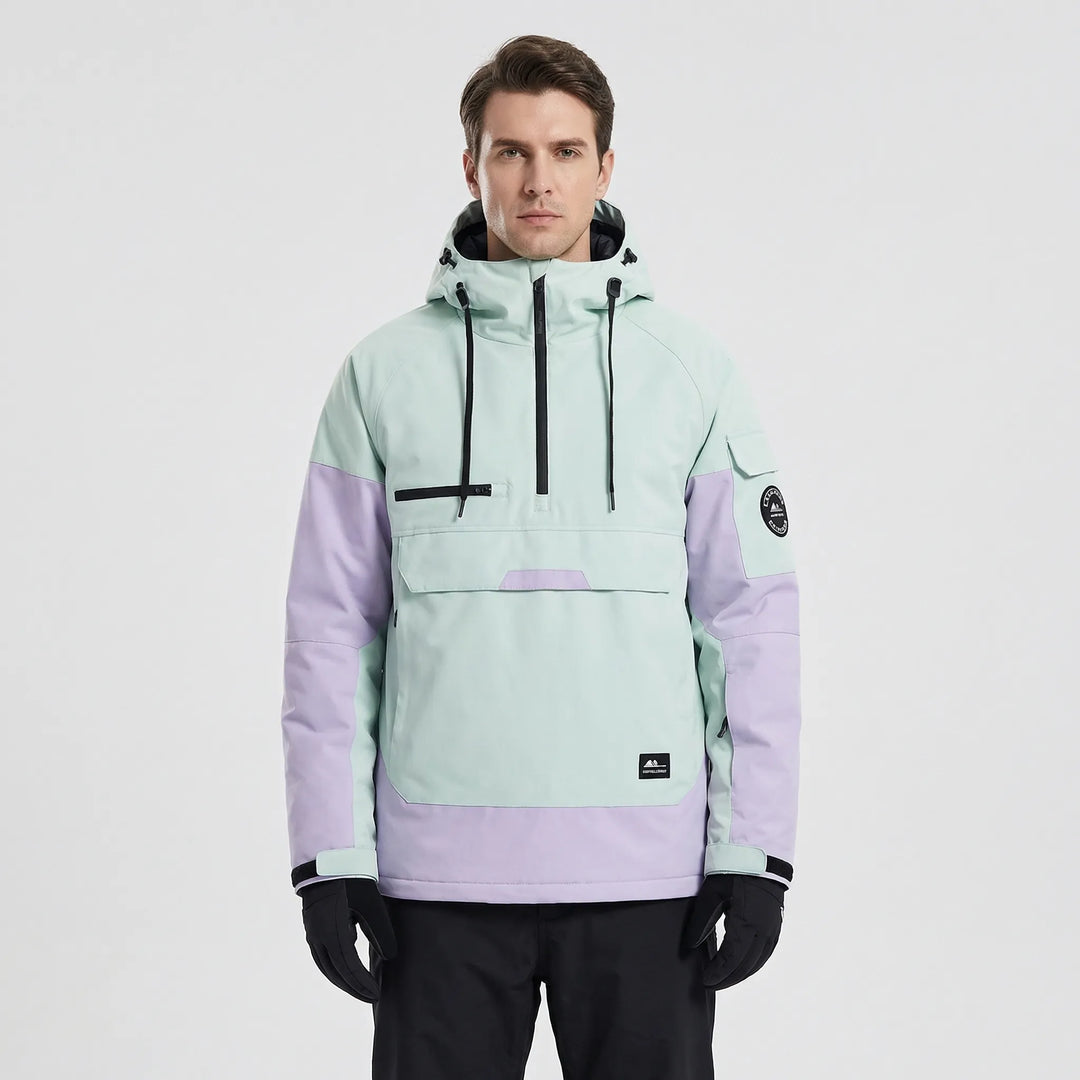 Hooded Half-Zip Ski Jacket - Cody