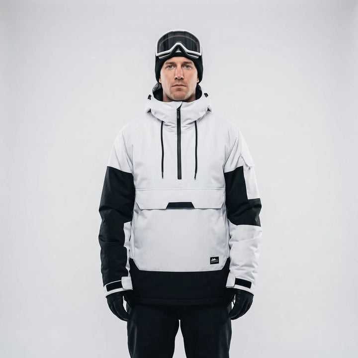 Hooded Half-Zip Ski Jacket - Cody