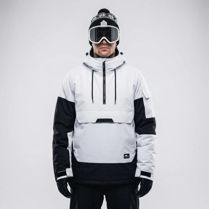 Hooded Half-Zip Ski Jacket - Cody