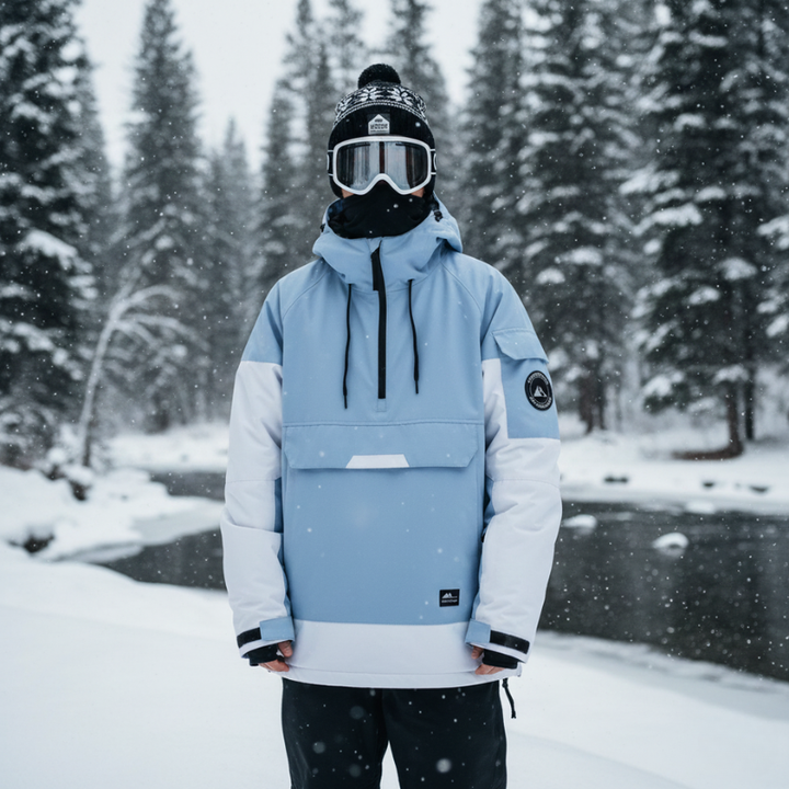 Hooded Half-Zip Ski Jacket - Cody