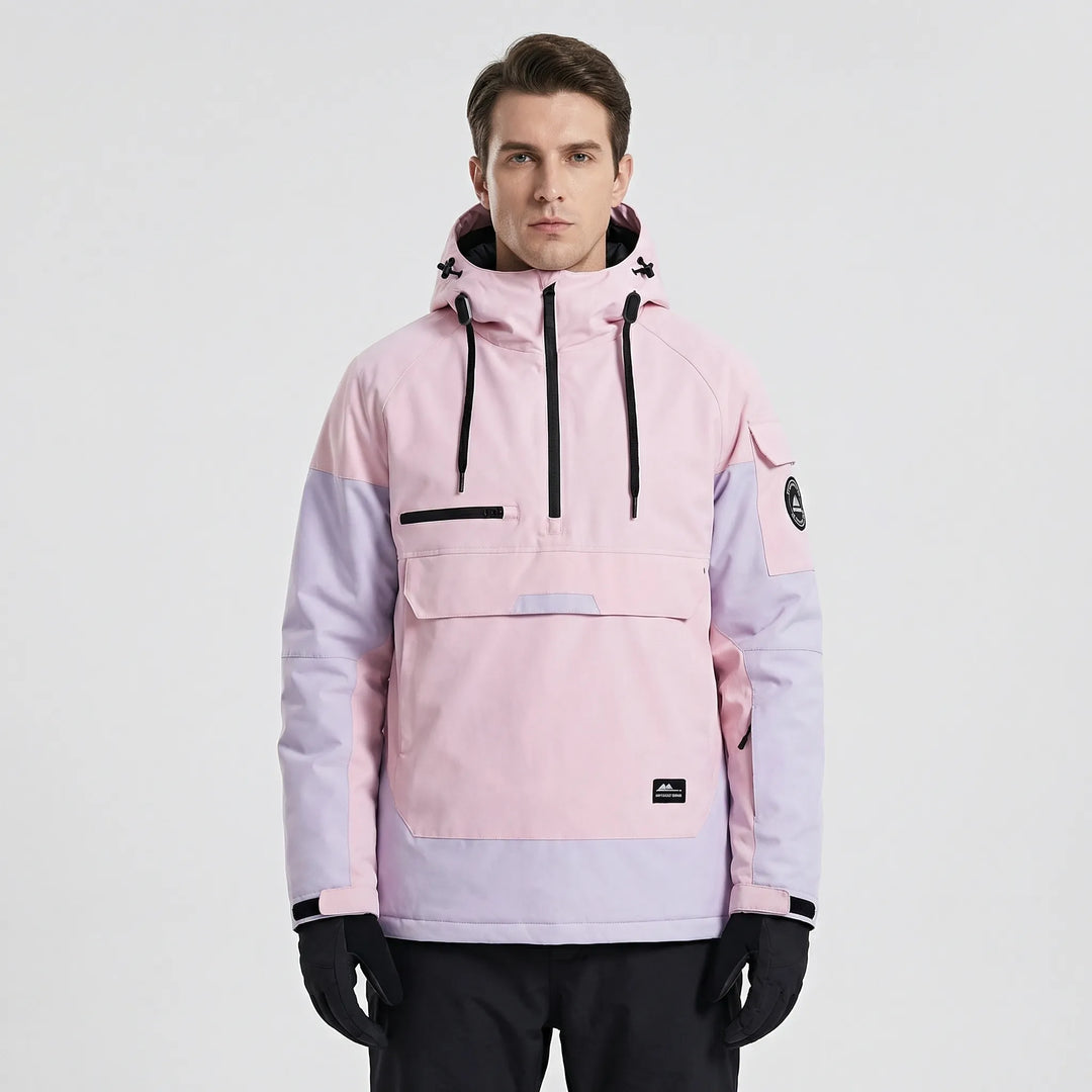 Hooded Half-Zip Ski Jacket - Cody