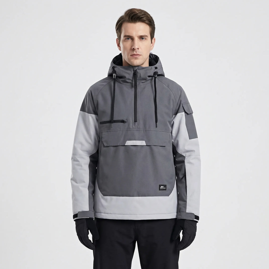 Hooded Half-Zip Ski Jacket - Cody