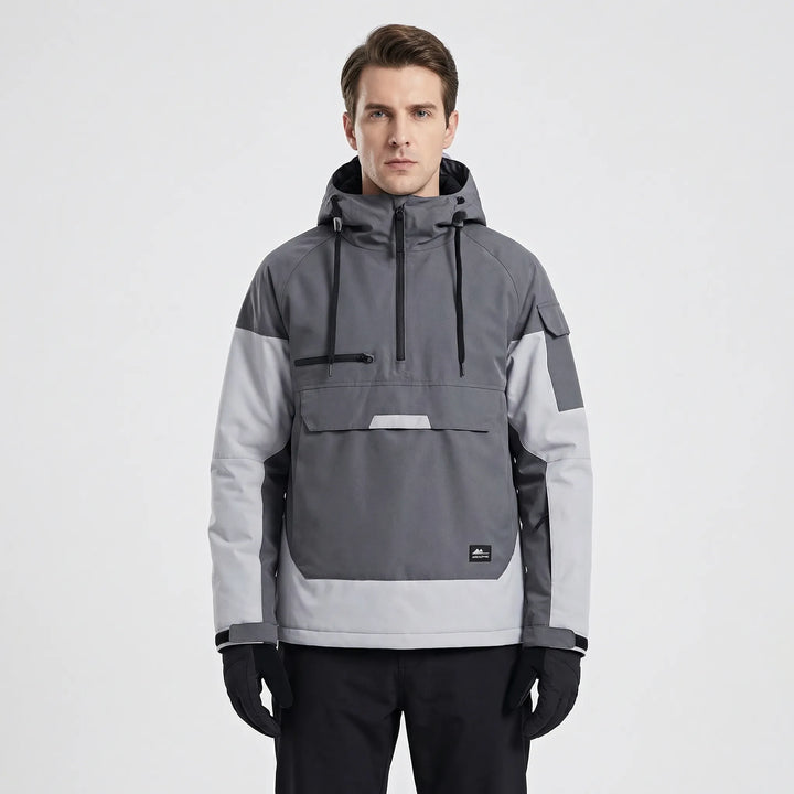 Hooded Half-Zip Ski Jacket - Cody