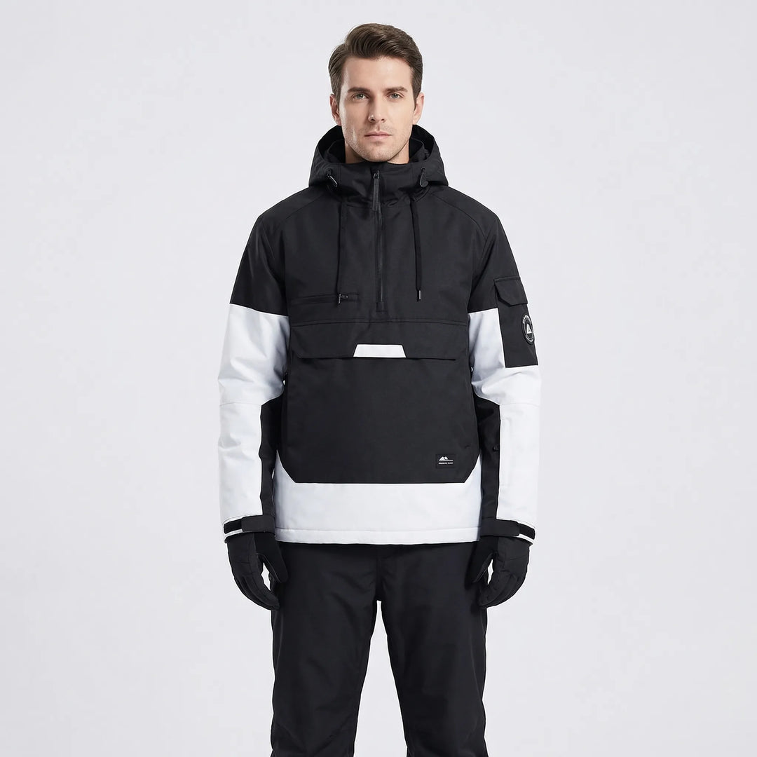 Hooded Half-Zip Ski Jacket - Cody