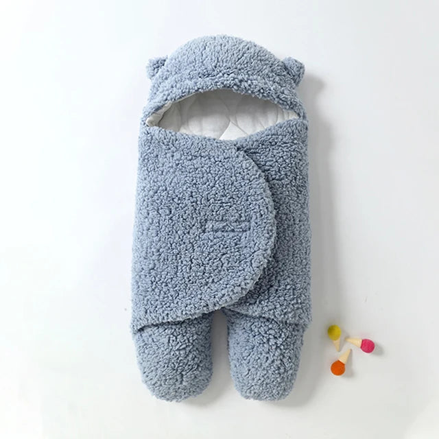 Hooded Newborn Swaddle Wrap Blanket - Miranda