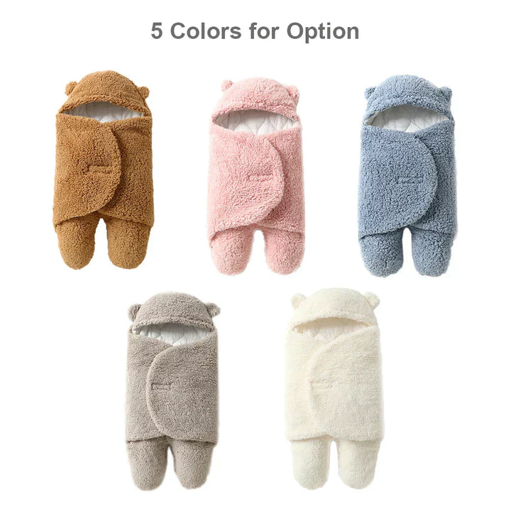 Hooded Newborn Swaddle Wrap Blanket - Miranda