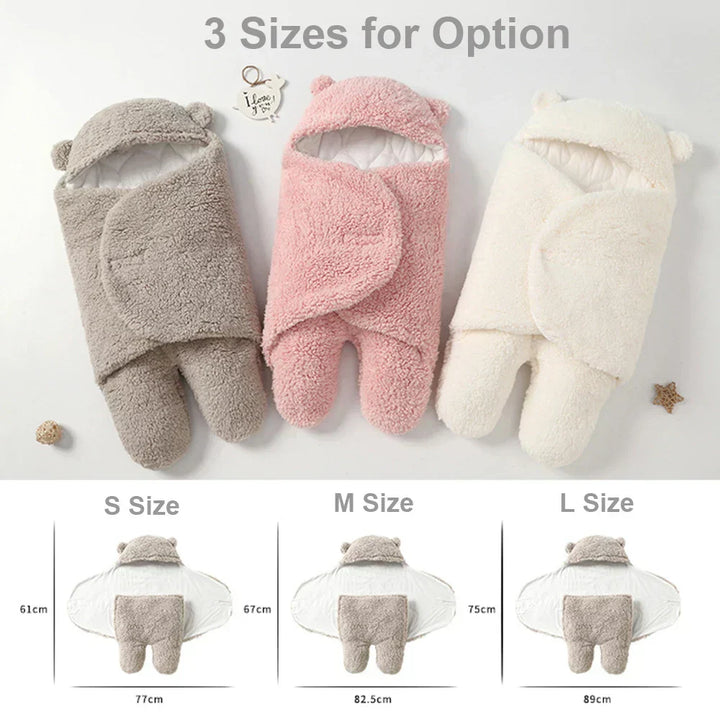 Hooded Newborn Swaddle Wrap Blanket - Miranda