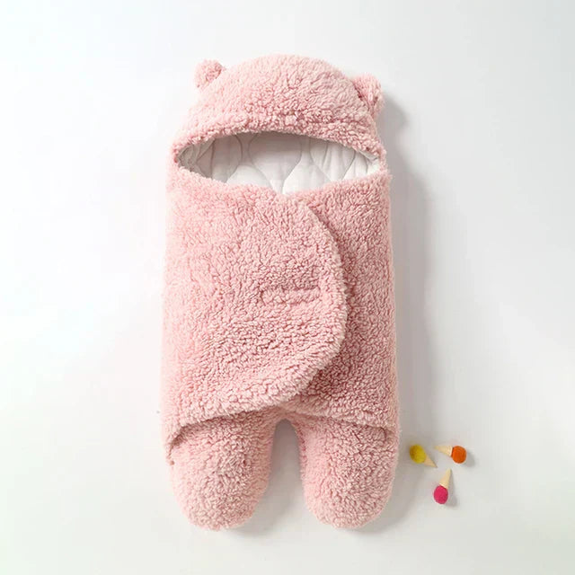 Hooded Newborn Swaddle Wrap Blanket - Miranda