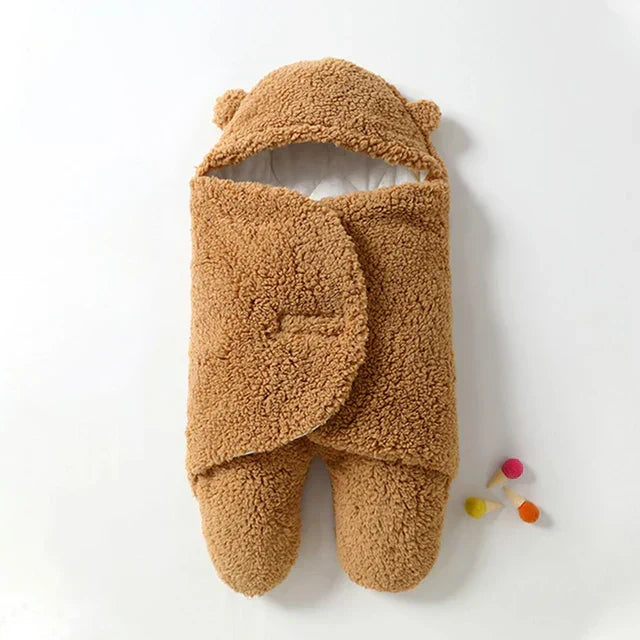Hooded Newborn Swaddle Wrap Blanket - Miranda