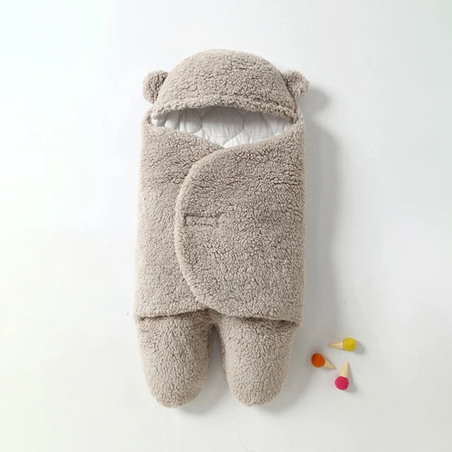 Hooded Newborn Swaddle Wrap Blanket - Miranda