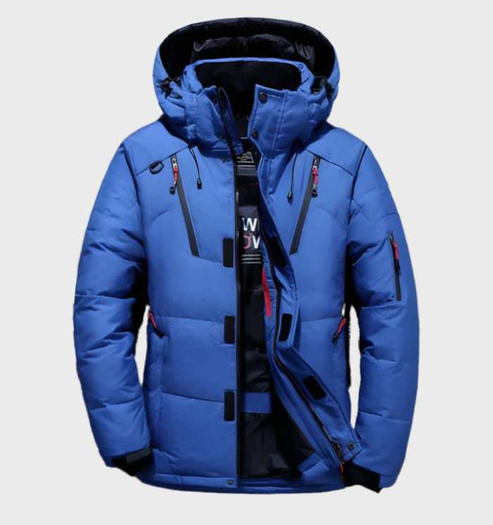 Hooded Windproof Puffer Jacket - Shaun