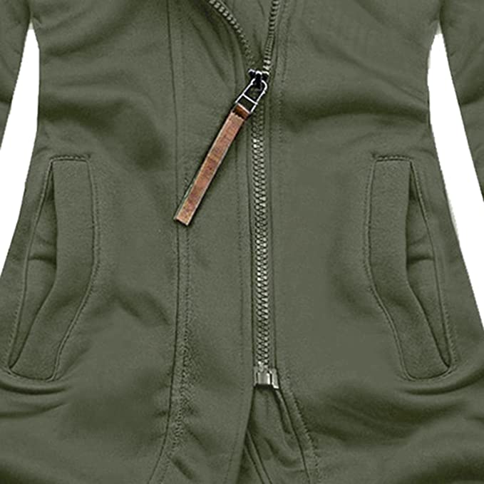 Hooded Zip-Up Winter Jacket For Women - Sally