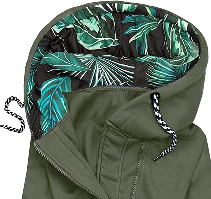 Hooded Zip-Up Winter Jacket For Women - Sally