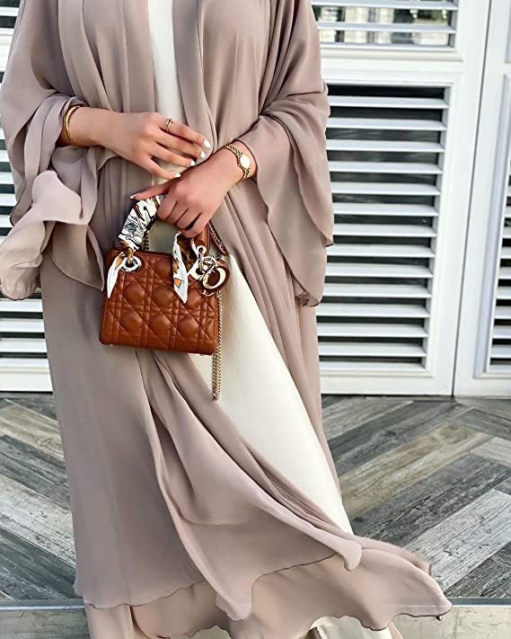 Sammy Jackson™ Open Amina Abaya with Hijab | A beautiful & airy abaya