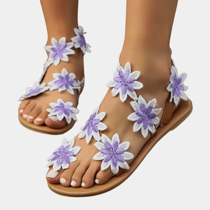 Floral Sandals for Women - Lina